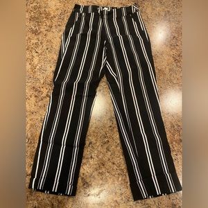 Black and white pants